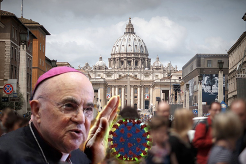 Arcibiskup Vigano vyzval svět, aby se postavil proti spiknutí, které rozpoutala strana Temna prostřednictvím koronaviru (2. část)