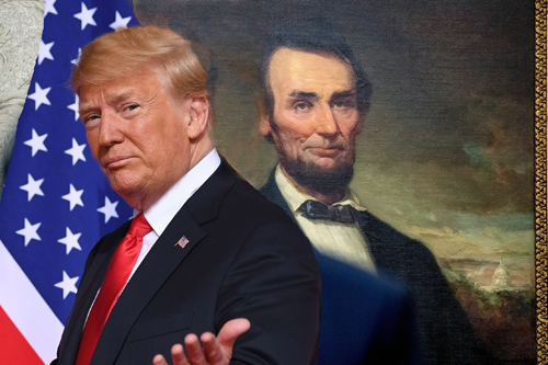 Donald Trump jako Abraham Lincoln?
