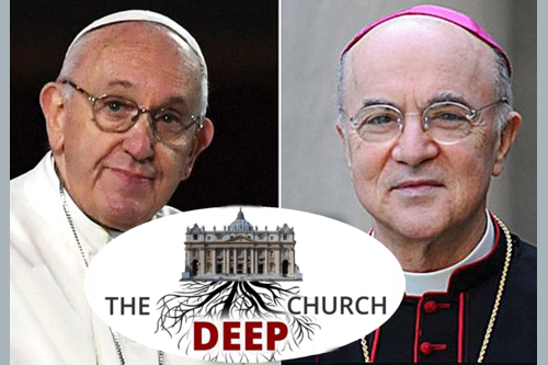 Vigano zdůraznil, že neexistuje jen "Deep State", ale i "Deep Church"